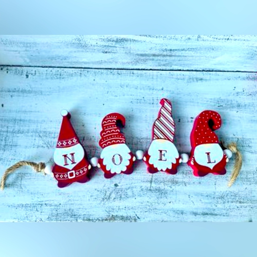 *Gnomes Noel Standing Sign